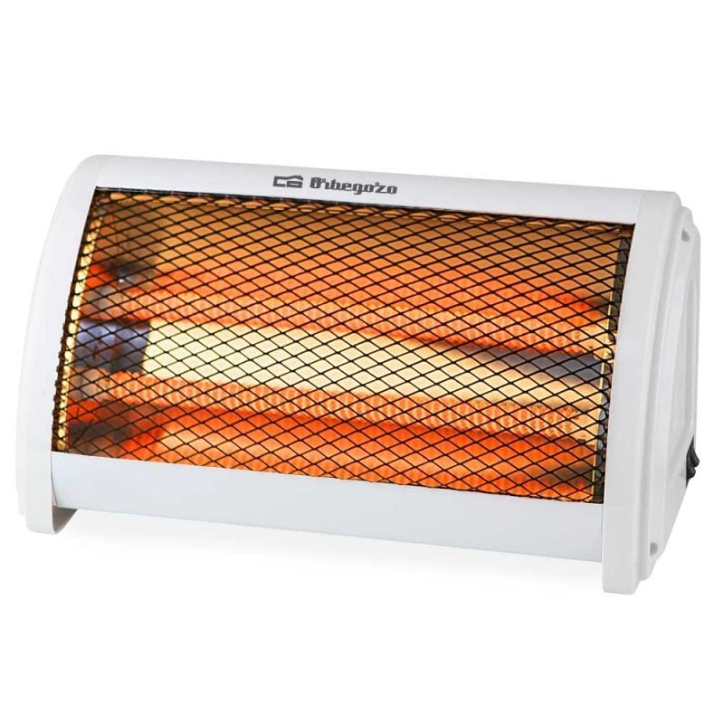 Orbegozo BP 3200 Aquecedor de Quartzo de Chão / 2 Níveis de Potência / 500w-1000w