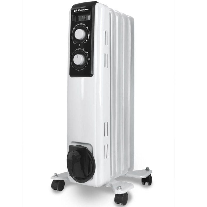 Orbegozo Radiador a Óleo RF 1000 a / 2 Potências / 500-1000w / 5 Elementos de Aquecimento