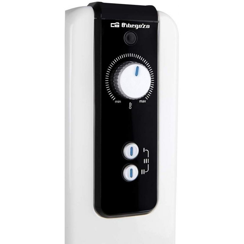 Radiador a Óleo Orbegozo RH 1000 / 2 Potências / 500-1000w / 5 Elementos de Aquecimento