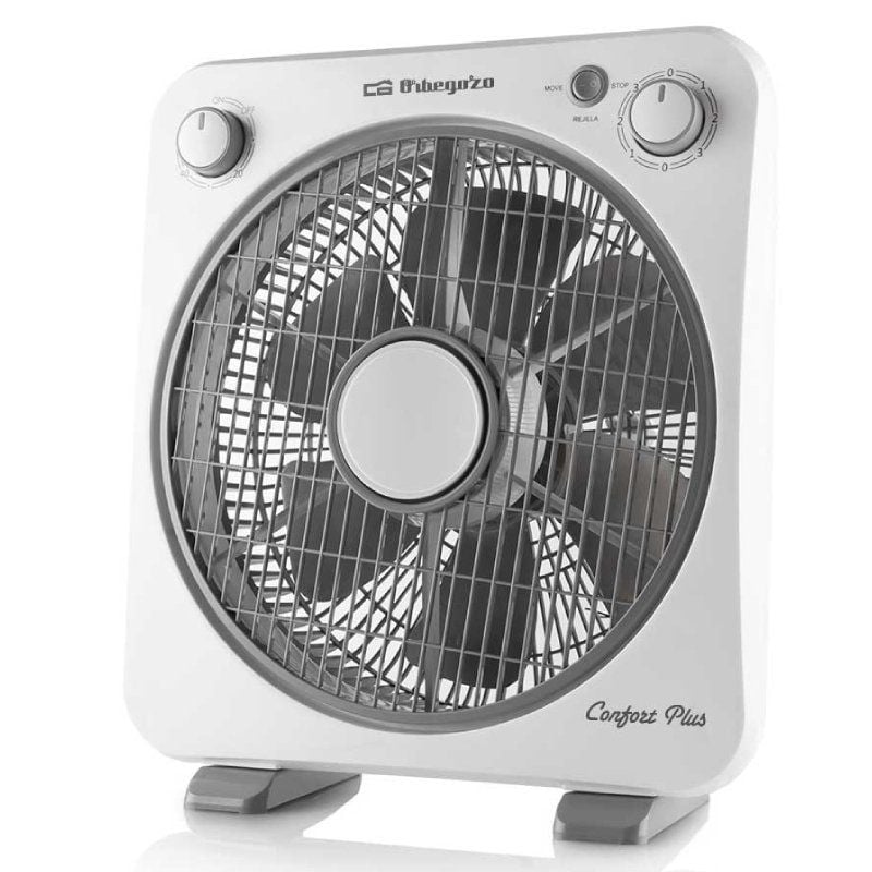 Ventilador de Chão Orbegozo Box Fan BF 0138 / 40 W / 6 Pás de 30 Cm / 3 Velocidades