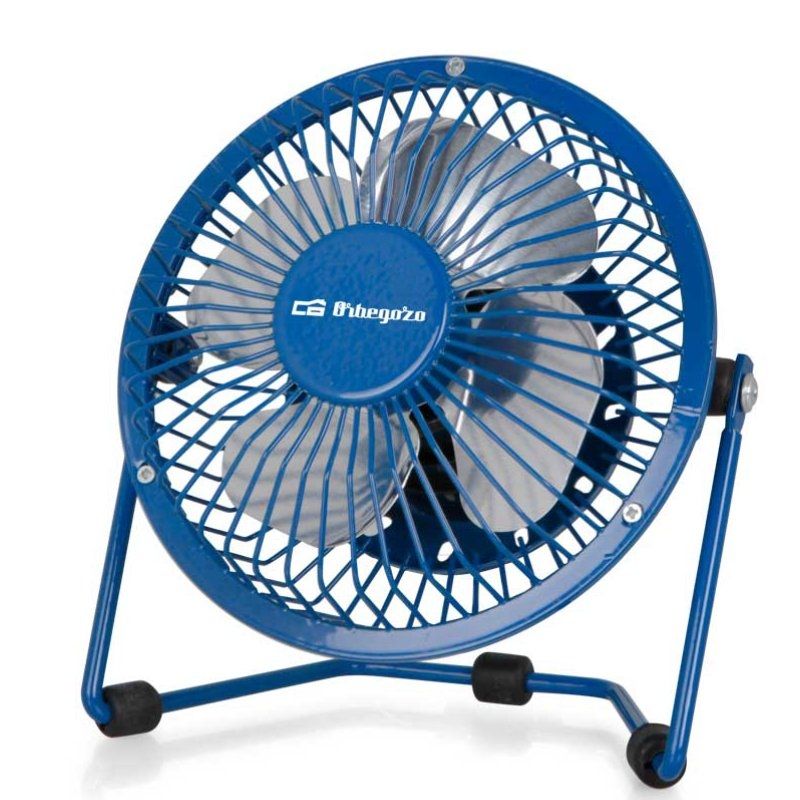 Mini-ventilador USB Orbegozo PW 1026 / Azul