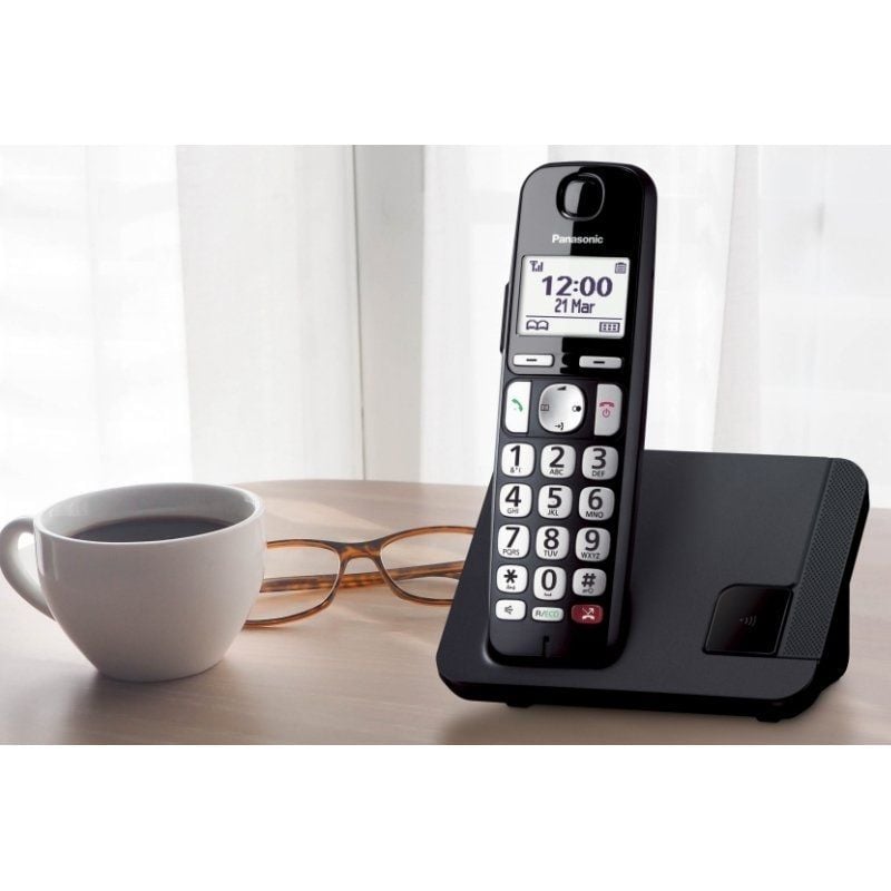 Telefone sem Fios Panasonic Kx-tge250spb / Preto