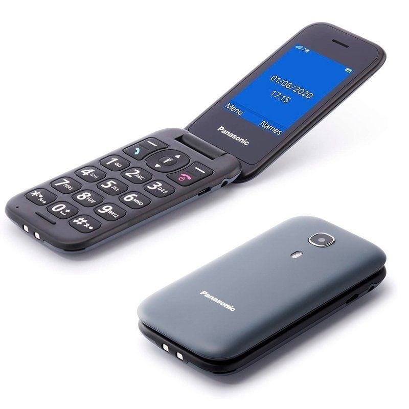 Telemóvel Panasonic Kx-tu400exg para Idosos / Cinzento