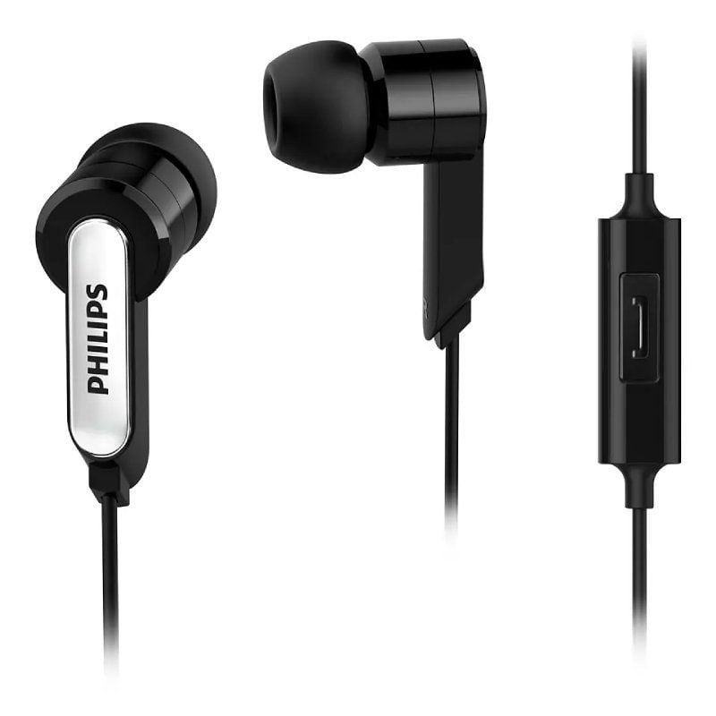 Philips SHE1405 Auscultadores Intra-auriculares / 10 / com Microfone / Jack 3.5 / Preto
