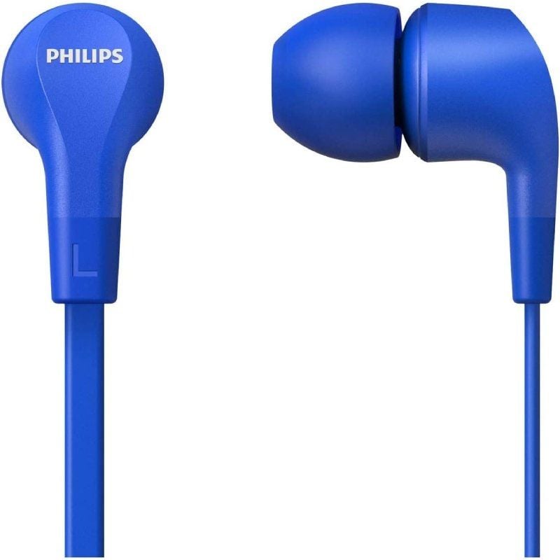 Philips TAE1105BL Auscultadores Intra-auriculares / com Microfone / Jack 3.5 / Azul