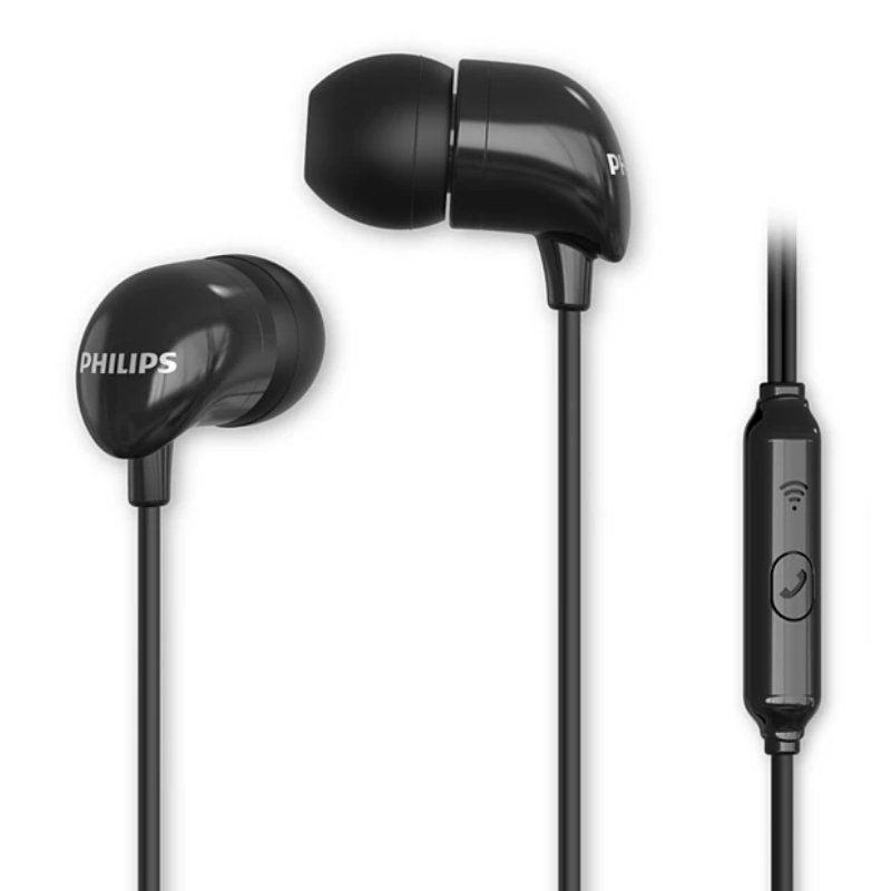 Philips TAE1126BK Auscultadores Intra-auriculares / com Microfone / Jack 3.5 / Preto