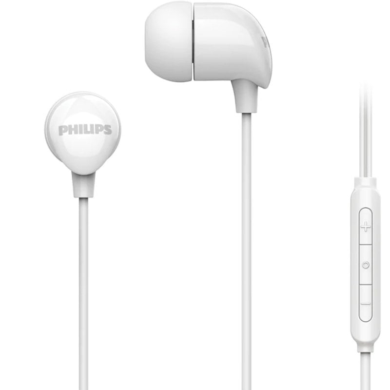 Auscultadores Intra-auriculares Philips TAE2146WT / com Microfone / USB Tipo C / Brancos
