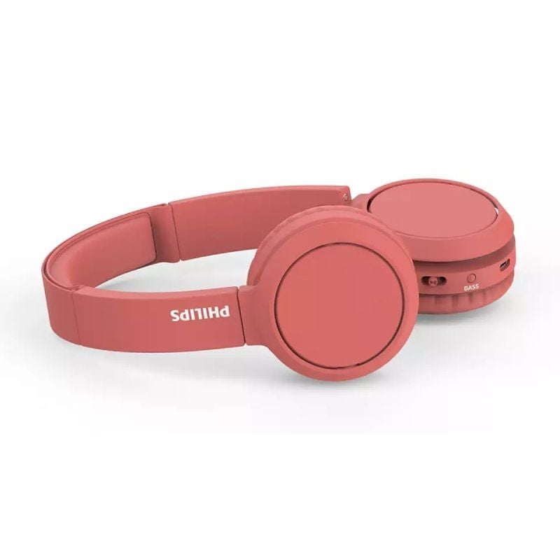 Philips TAH4205 Auscultadores sem Fios / Auricular com Microfone / Bluetooth / Vermelho