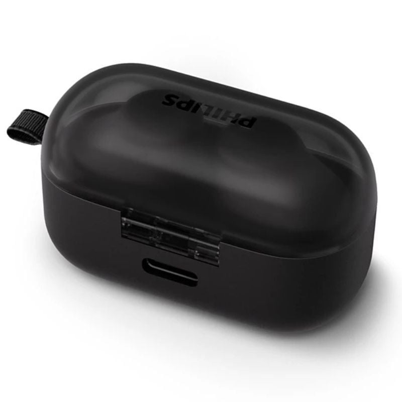 Auricular Bluetooth Philips TAT2149 com Estojo de Carregamento / 6h de Autonomia / Preto