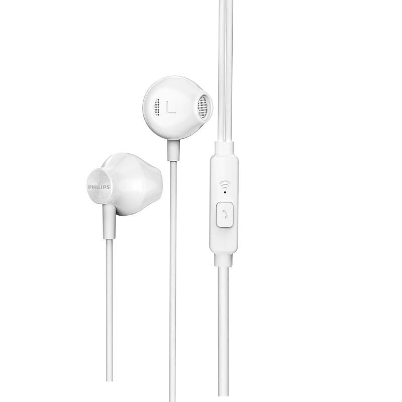 Philips TAUE101 Auscultadores Intra-auriculares / com Microfone / Jack 3.5 / Branco