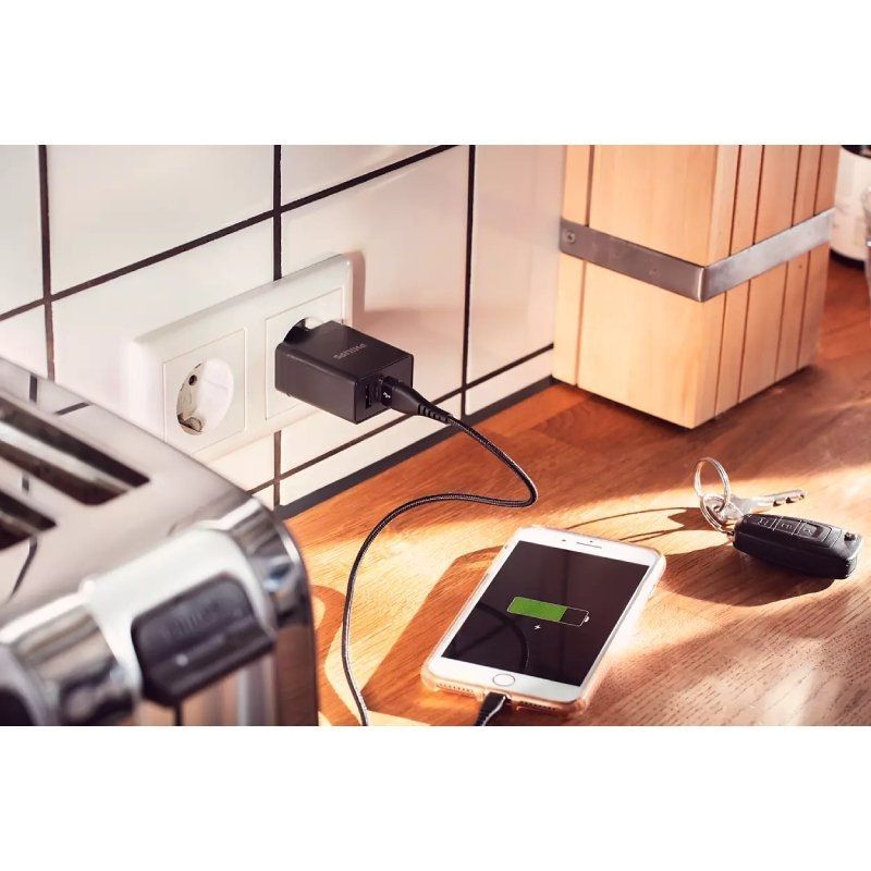 Carregador de Parede Philips DLP2610 / 2xusb / 15,5w