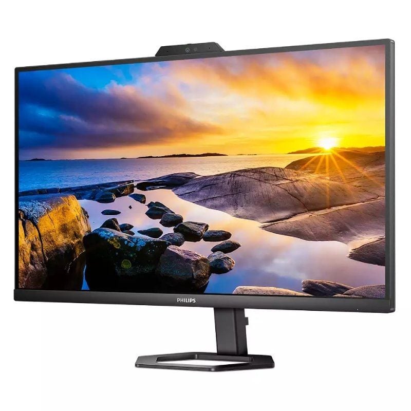 Monitor Philips 27E1N5600HE 27" / QHD / Webcam / Multimédia / Ajustável em Altura / Preto