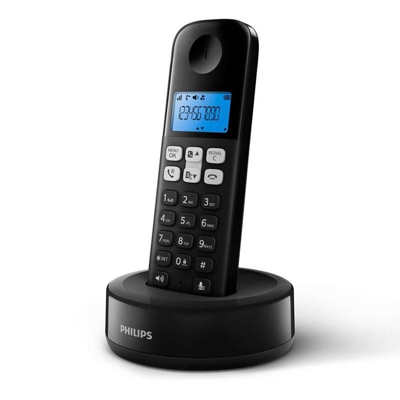 Telefone sem Fios Philips D1611B / 34 / Preto