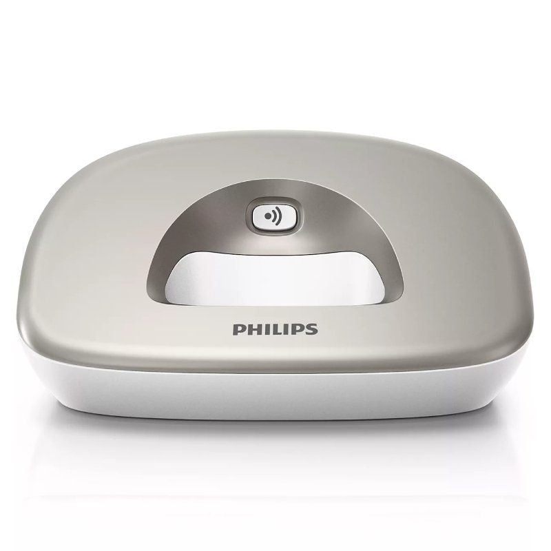 Telefone sem Fios Philips XL4901S / 23 / Prateado e Branco