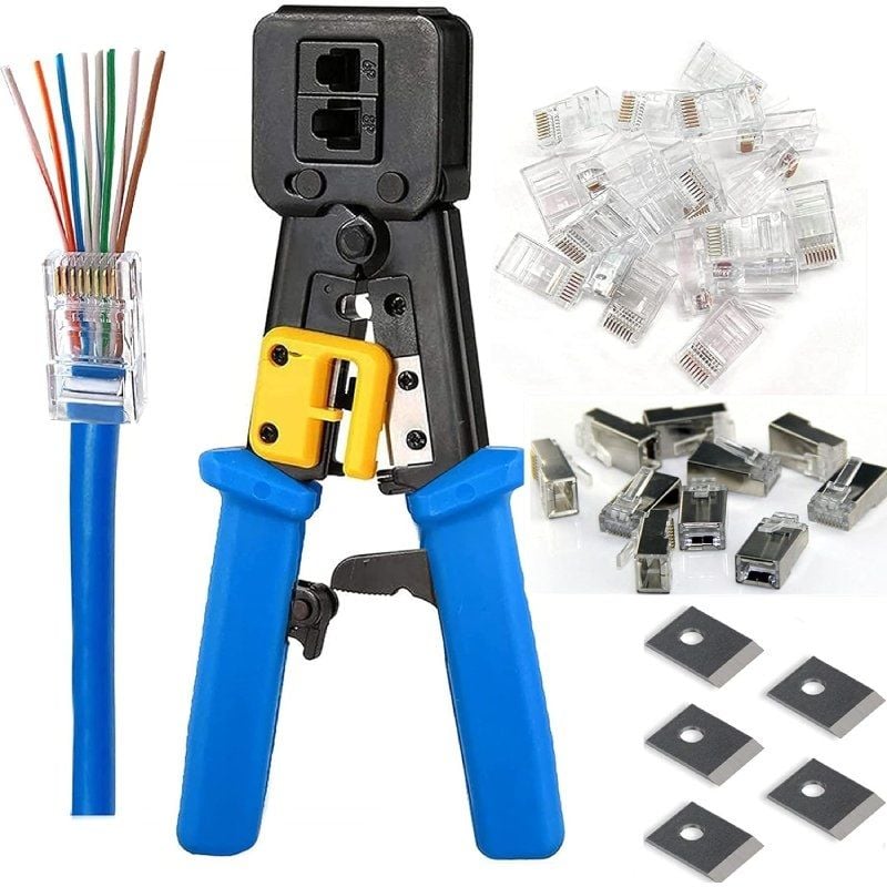 Crimpador Phasak TD 016 Fastcrimp para RJ11 / RJ12 / RJ45