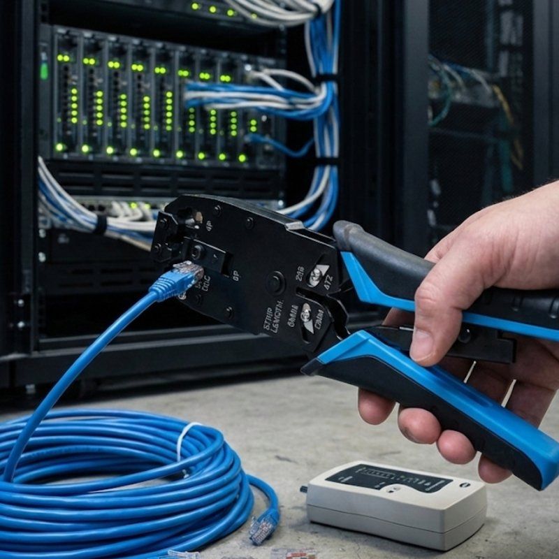 Crimpador Phasak TD 019 para RJ11 / RJ12 / RJ45