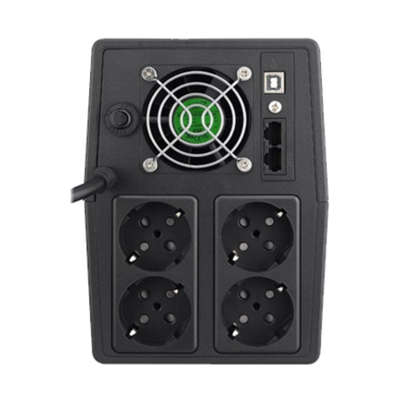 UPS Interactiva da Linha Phasak 2000 VA LCD / 2000VA / 4 Saídas / Formato de Torre