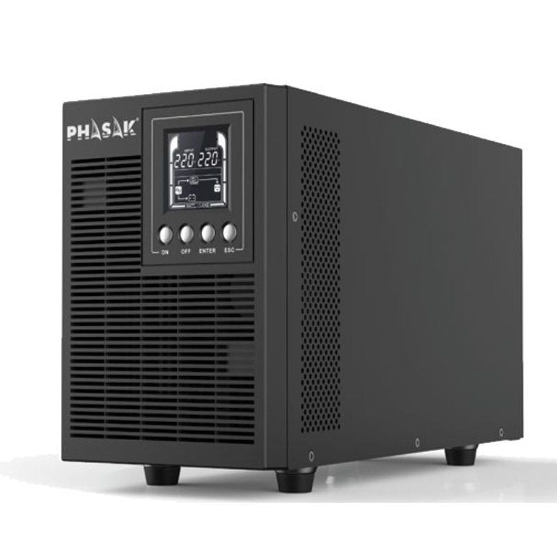 UPS Online Phasak 2000 VA LCD Online / 2000va-1800w / 4 Saídas / Formato Torre