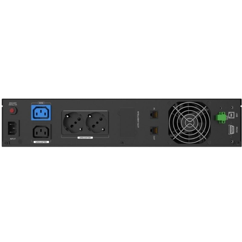 UPS Interactiva de Linha de Rack Phasak Protekt / 2160va-1400w / 4 Saídas / Formato de Rack
