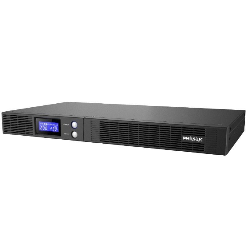 UPS Phasak Protekt Slim Rack Line / 750va-450w / 4 Saídas / Formato Rack