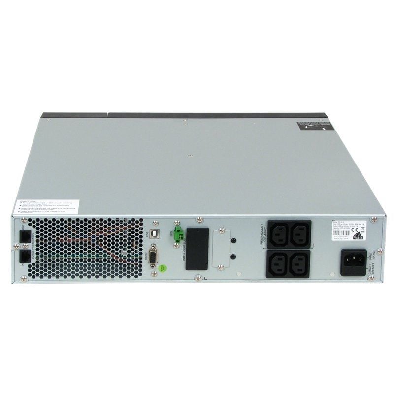 UPS Phasak Rack Online 1500 VA Online LCD / 1500va-1350w / 4 Saídas / Formato Rack