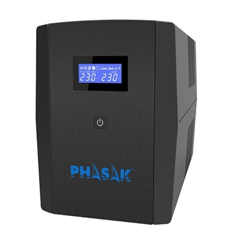 UPS Phasak SIRIUS 1560 VA Interactiva / 1560va-900w / 4 Saídas / Formato Torre