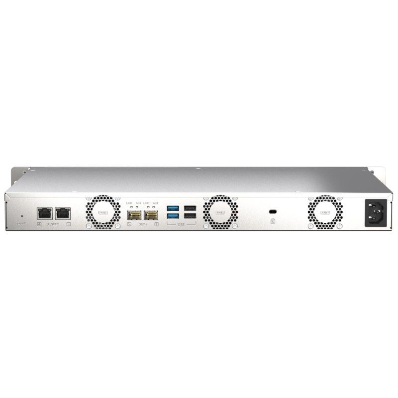 QNAP Ts-435xeu NAS / 4 Compartimentos 3,5"- 2,5" / 4GB DDR4 / Formato de Montagem em Bastidor 1U