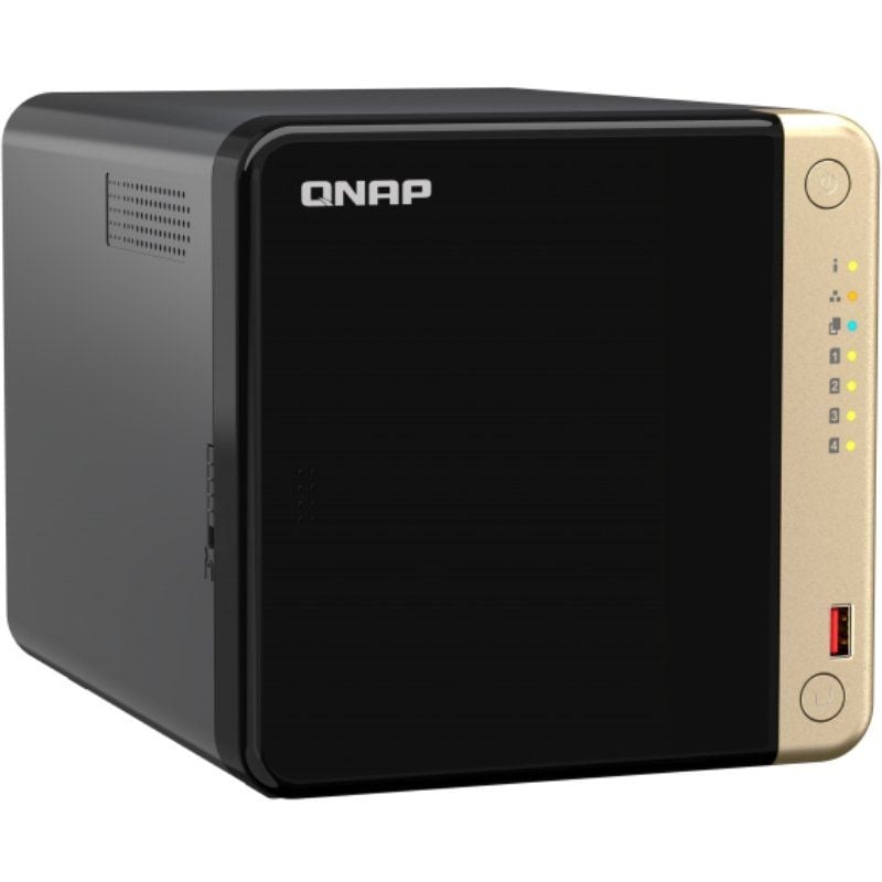 QNAP Ts-464-8g NAS / 4 Compartimentos 3,5"- 2,5" / 8GB DDR4 / Formato de Torre