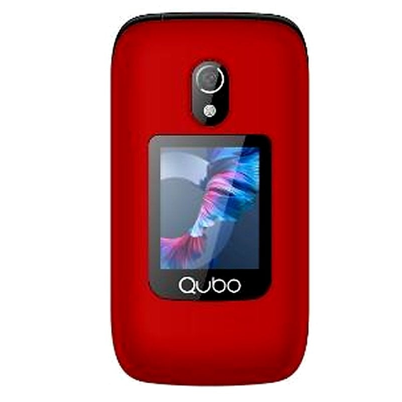 Telemóvel Qubo P-221rd 4G para Idosos / Vermelho