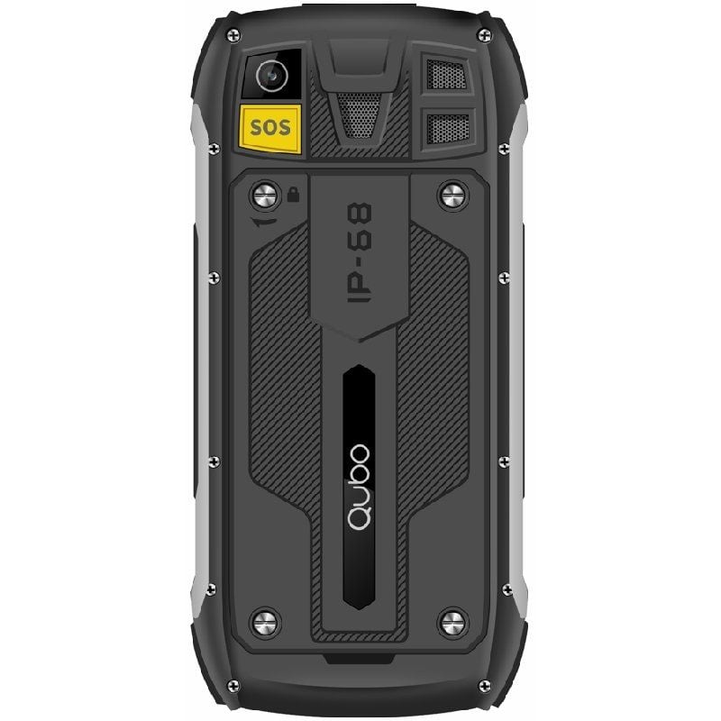 Qubo St-002 Telemóvel Robusto para Idosos / Preto