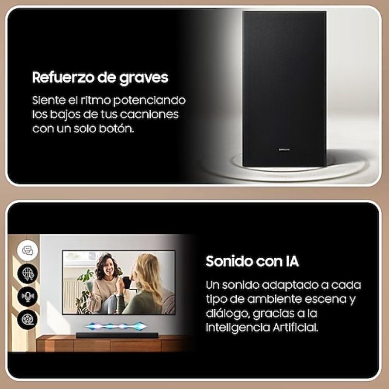 Barra de Som Bluetooth Samsung B650D B-series 3.1 2024 / 3.1 Samsung B650D B-series 3.1 2024 / 3.1