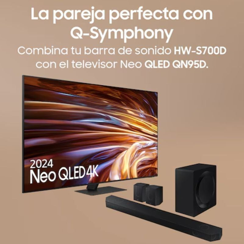 Barra de Som Bluetooth Ultra Fina Samsung Hw-s700d / ZF 2024 / 3.1