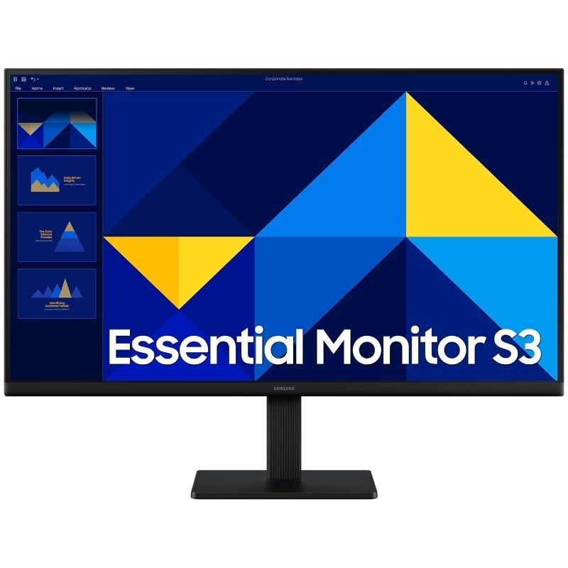 Monitor Profissional Samsung Essential Monitor S3 S27D300GAU / 27" / Full HD / Preto