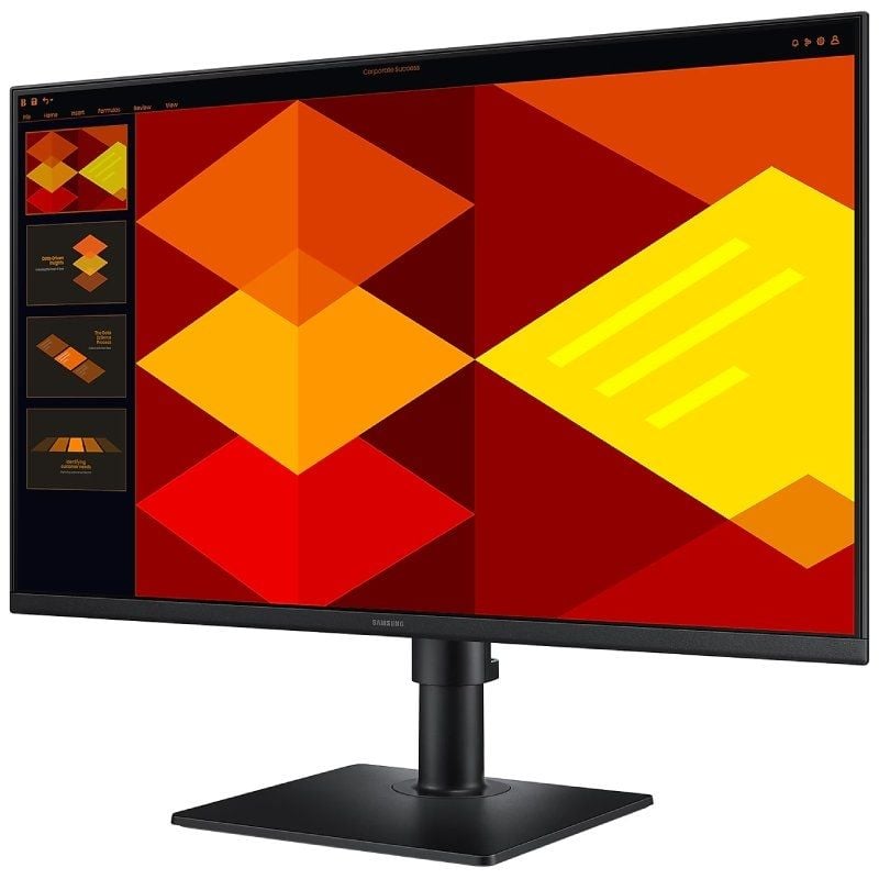 Monitor Profissional Samsung Essential Monitor S4 S27D406GAU / 27" / Full HD / Multimédia / Ajustáv…