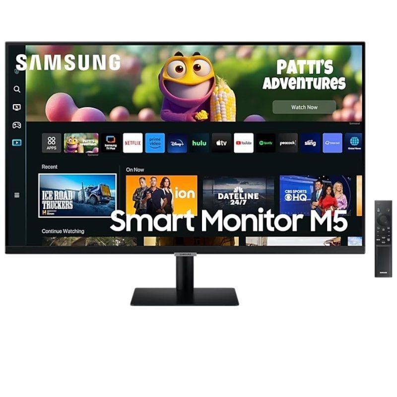 Monitor Inteligente Samsung M5 S27DM500EU 27" / Full HD / Multimédia / Smart TV / Preto