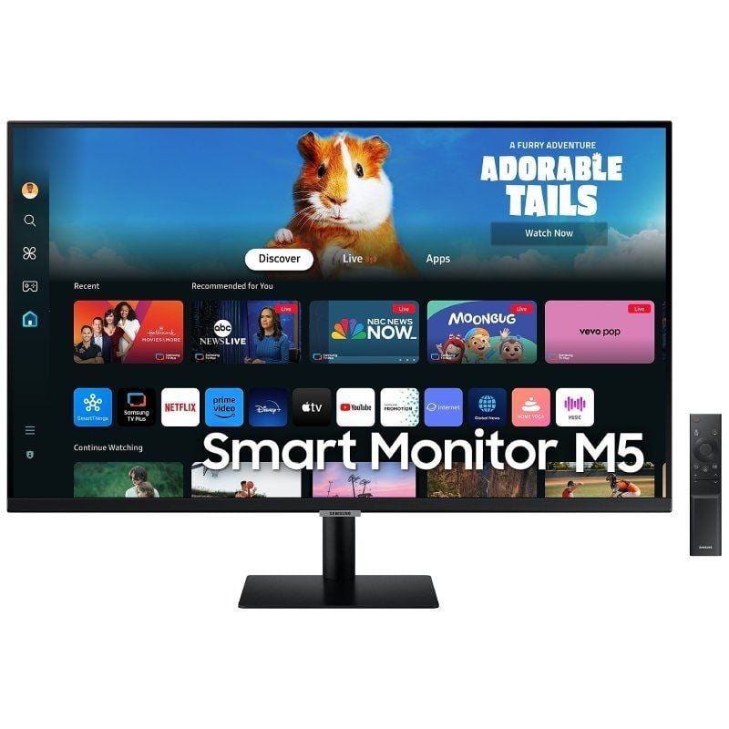 Monitor Inteligente Samsung M5 S27DM502EU 27" / Full HD / Multimédia / Smart TV / Preto