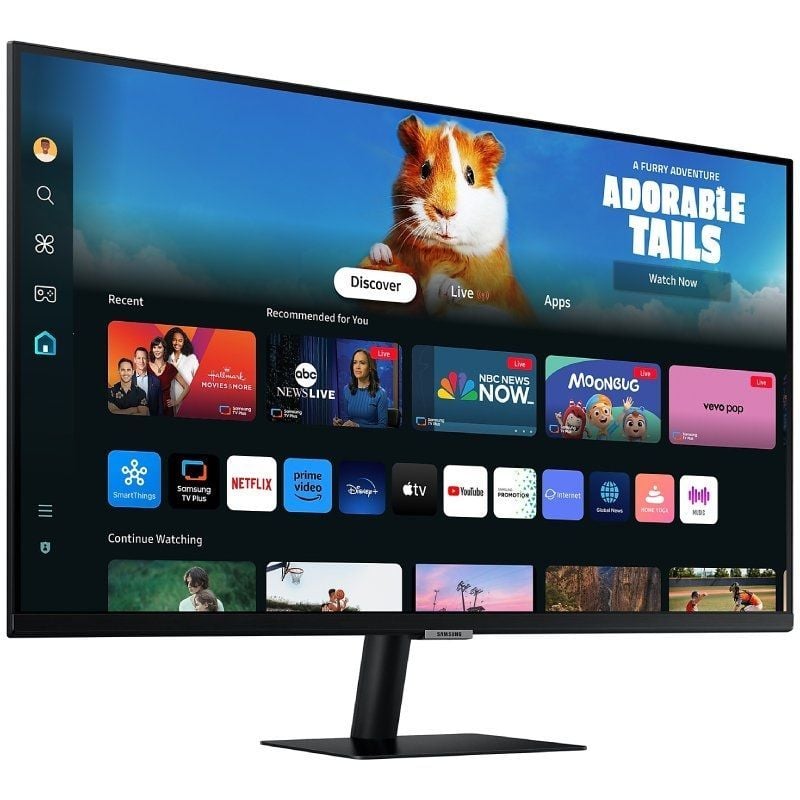 Monitor Inteligente Samsung M5 S27DM502EU 27" / Full HD / Multimédia / Smart TV / Preto