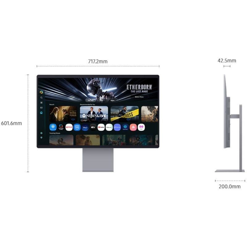 Monitor de Jogos Inteligente Samsung M9 M90SF S32FM900SU 32" / 4K / 0,03 Ms / 165 Hz / Qd-oled / Mu…