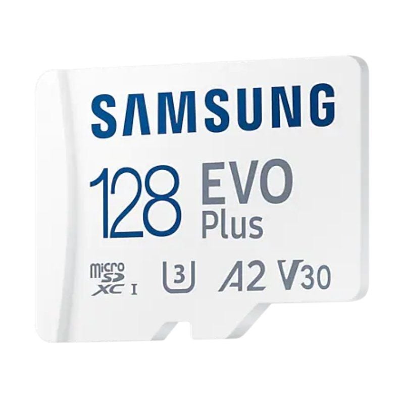 Cartão de Memória Samsung EVO Plus 2023 128GB Microsd XC com Adaptador / Classe 10 / 160mbs
