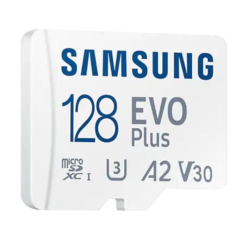 Cartão de Memória Samsung EVO Plus 2023 128GB Microsd XC com Adaptador / Classe 10 / 160mbs