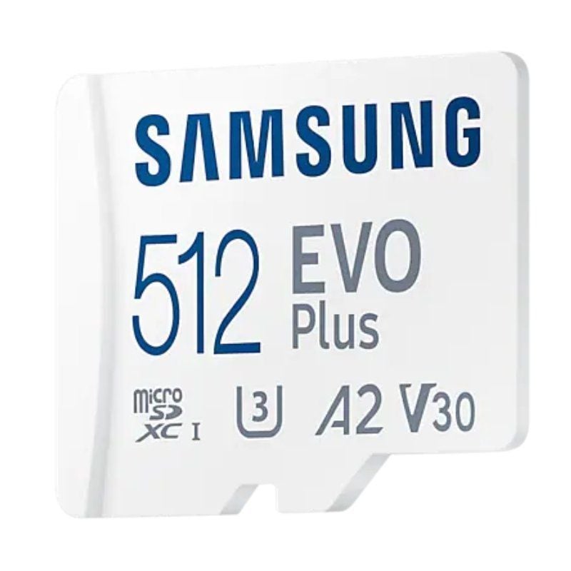 Cartão de Memória Microsd XC Samsung EVO Plus 2023 de 512GB com Adaptador / Classe 10 / 160mbs
