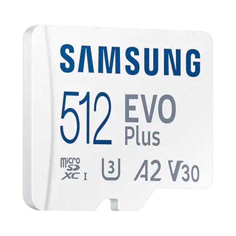 Cartão de Memória Microsd XC Samsung EVO Plus 2023 de 512GB com Adaptador / Classe 10 / 160mbs