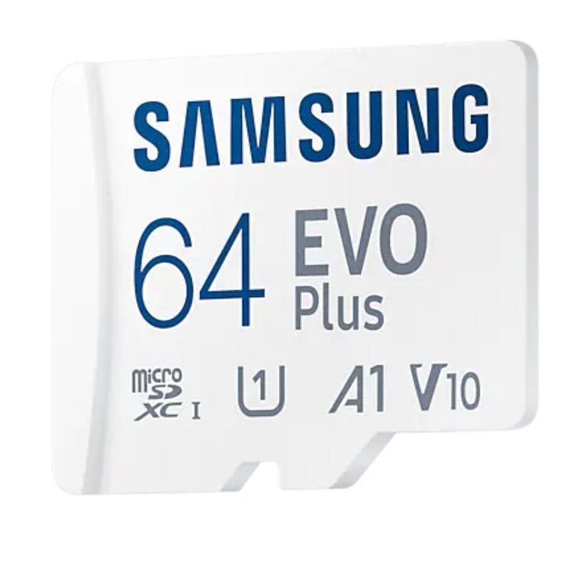 Cartão de Memória Samsung EVO Plus 2023 64GB Microsd XC com Adaptador / Classe 10 / 160mbs