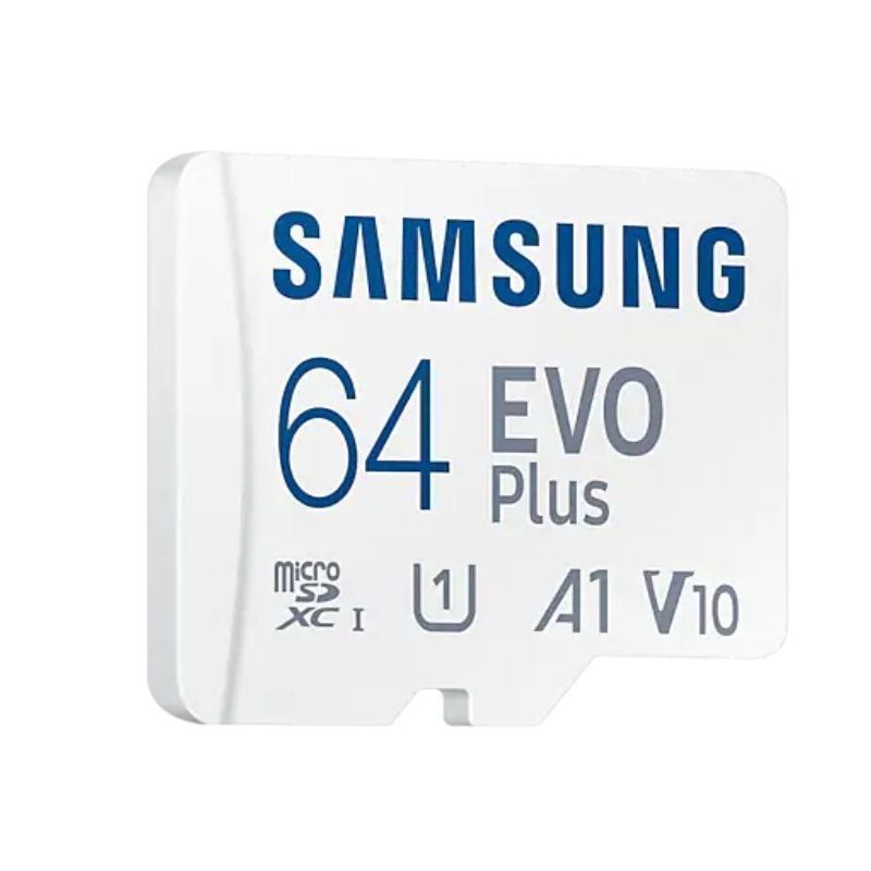 Cartão de Memória Samsung EVO Plus 2023 64GB Microsd XC com Adaptador / Classe 10 / 160mbs