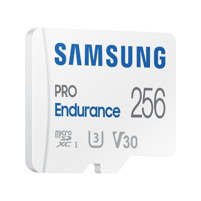 Cartão de Memória Microsd XC Samsung Pro Endurance 256GB com Adaptador / Classe 10 / 100mbs