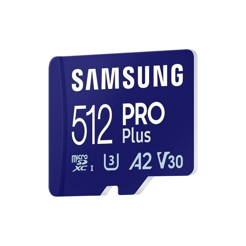 Cartão de Memória Samsung PRO Plus 2023 512GB Microsd XC / Classe 10 / 180mbs