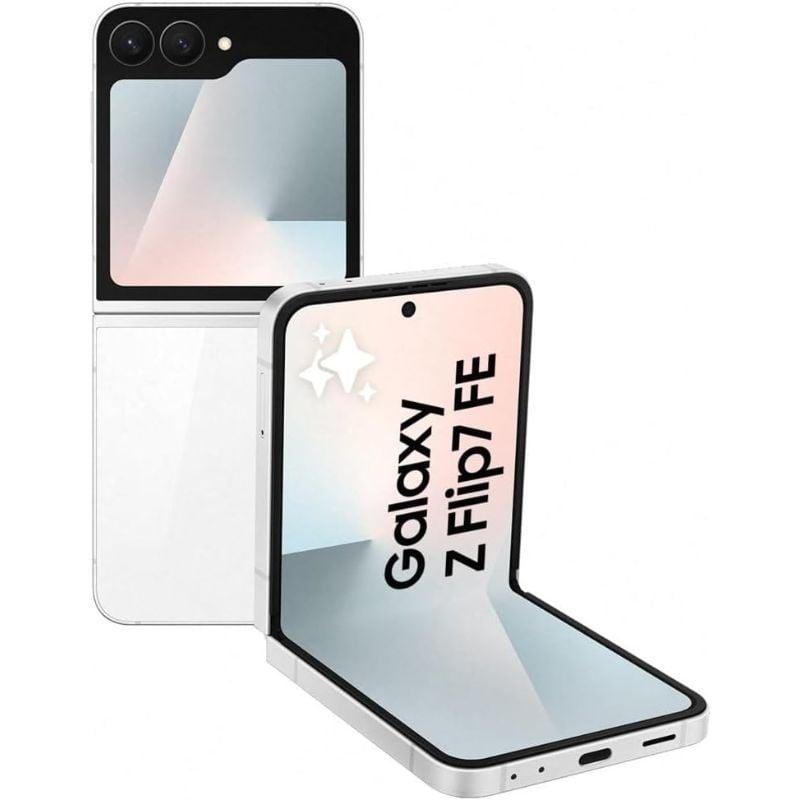 Smartphone Samsung Galaxy Z Flip7 FE 8GB / 128GB / 6.7" / 5G / Branco