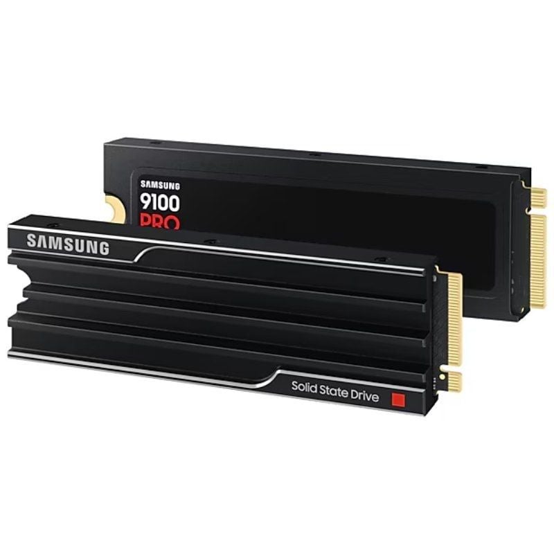 SSD Samsung 9100 PRO 4TB / M.2 2280 PCIe 5.0 / com Dissipador de Calor / Capacidade Total