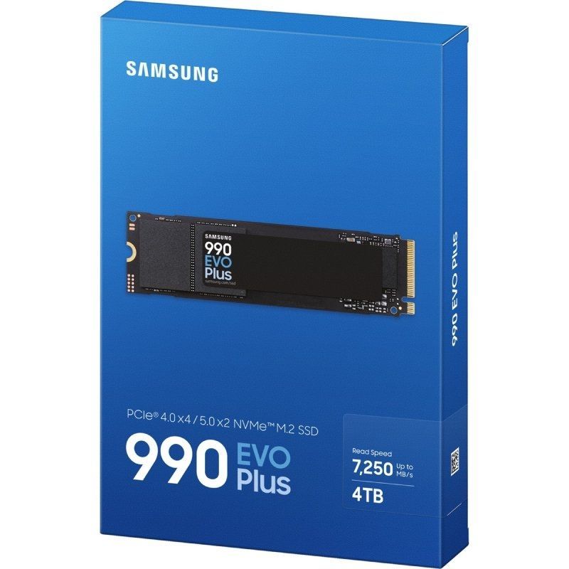 SSD Samsung 990 EVO Plus 4TB / M.2 2280 PCIe Gen5 / Compatível com PS5 e PC / Capacidade Total