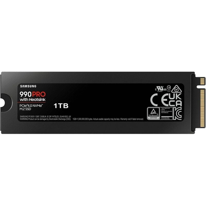 Samsung 990 PRO 1TB SSD / M.2 2280 PCIe Gen4 / com Dissipador de Calor / Compatível com PS5 e PC /…